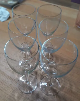 Copas de cristal elegantes