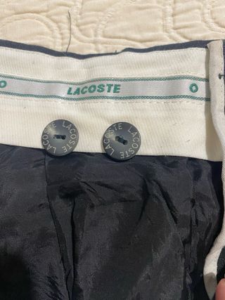 Pantalón Lana Lacoste Talla 42