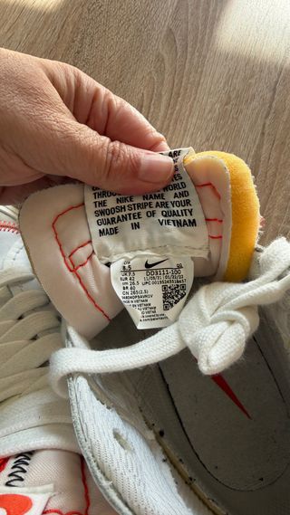 Nike Blazer Mid 77 Jumbo Blancas y Negras