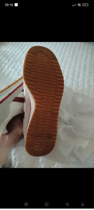 Playeros Be.Sport Beige/Rojo Talla 39