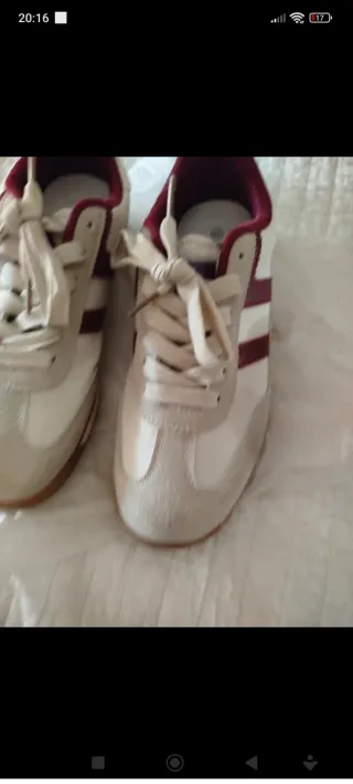 Playeros Be.Sport Beige/Rojo Talla 39