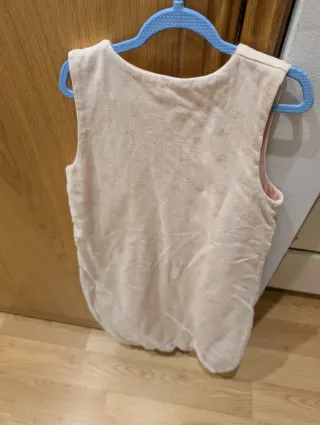 Saco dormir bebé rosa estampado