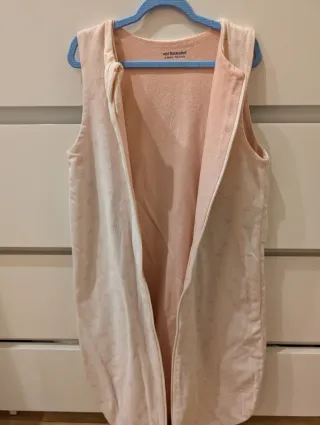 Saco dormir bebé rosa estampado
