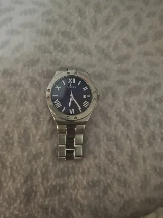 Reloj Guess Azul y Plateado