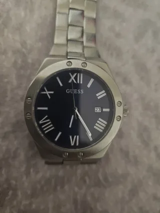 Reloj Guess Azul y Plateado