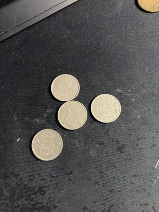4 Monedas Pesetas España