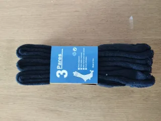 3 Pares Calcetines OPTIMUS SPORT Negro Talla 36