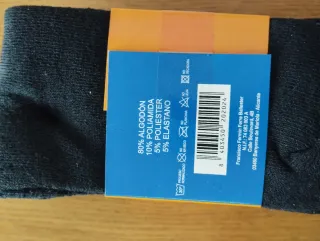 3 Pares Calcetines OPTIMUS SPORT Negro Talla 36