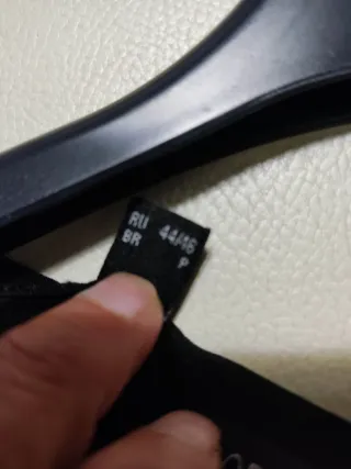 Tuta nera con pizzo TG 42/44