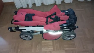 Cochecito bebé Jane Carrera Pro Trío Rojo