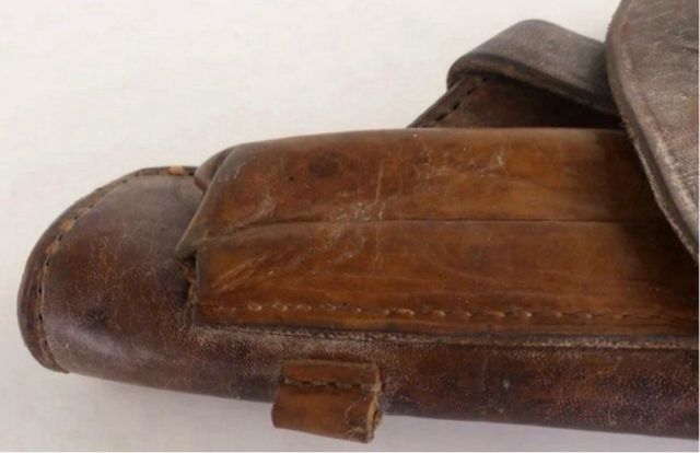 Guerra Civil Española. Funda de pistola, mandos.