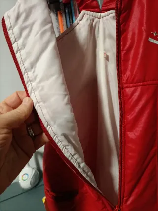 Peto de esquí rojo Kitsch Vintage