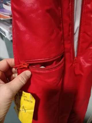 Peto de esquí rojo Kitsch Vintage