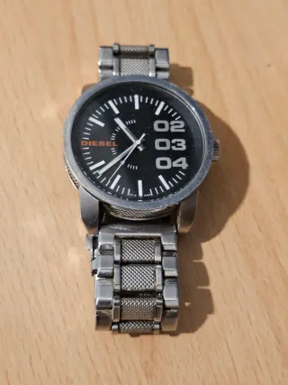 Orologio Diesel Uomo Nero Argento