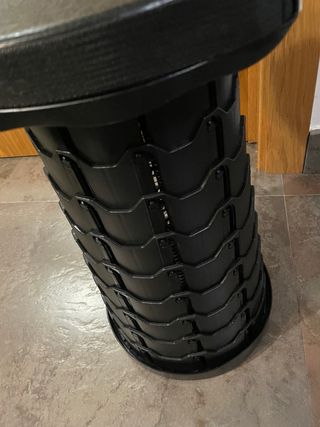 Taburete plegable negro