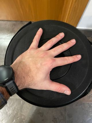 Taburete plegable negro