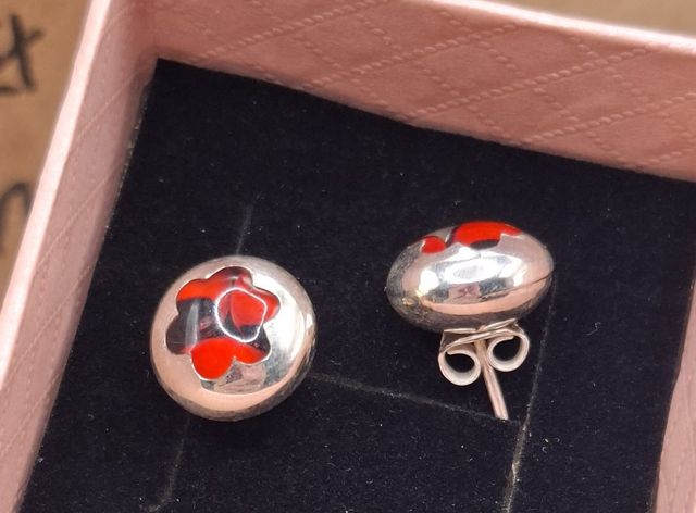 Pendientes Plata 950 Huayruro