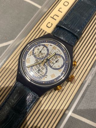 Orologio Swatch Cronografo Blu