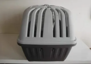 Transportín para mascotas gris