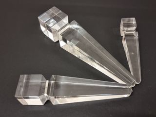 Set de 3 Obeliscos Astrolite Herb Ritts anos 70