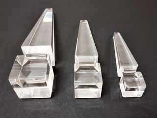 Set de 3 Obeliscos Astrolite Herb Ritts anos 70