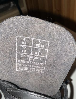 Anfibio Dr. Martens Nero Tg. 37