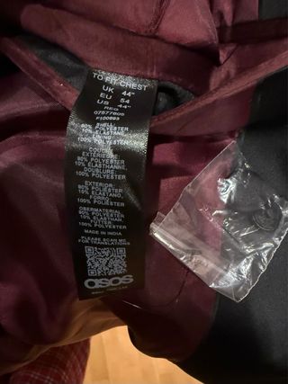 Americana terciopelo hombre granate