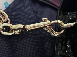 Bolso Negro Tommy Hilfiger Cocodrilo