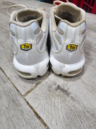 Nike Air Max Plus Blancas y Doradas