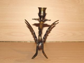 Candelabro dragón fénix estilo gótico medieval