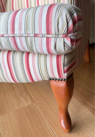 2 Sillones orejeros estampados