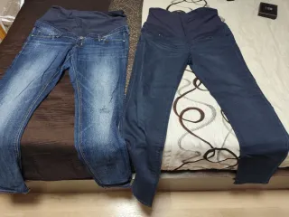Pantalones premamá vaqueros azules