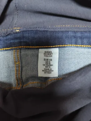 Pantalones premamá vaqueros azules