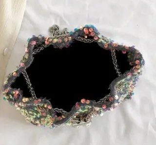 Bolso de fiesta lentejuelas multicolor