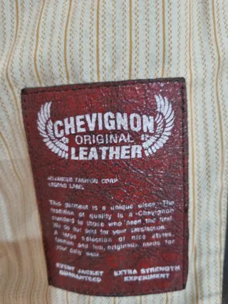 Chaqueta Piel Chevignon Talla 7