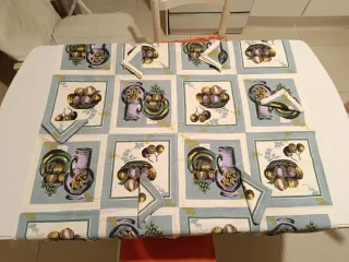 Mantel individual con estampado de frutas