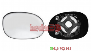 Espejo Cristal + Base Derecho Citroën C3 año 2002