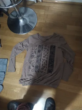 Americana cuadros gris talla L