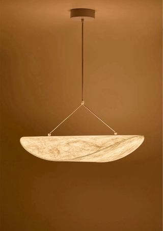 Lámpara moderna colgante tela 60cm