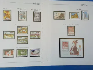 Sellos de España años 1990 y 1991.