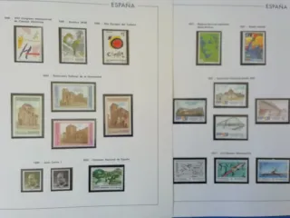 Sellos de España años 1990 y 1991.