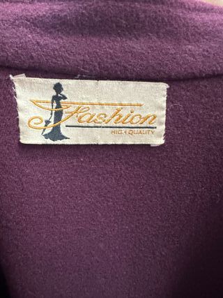 Capa de Cachemira con Zorro Talla Única