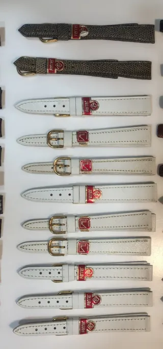 Lote correas de piel para reloj