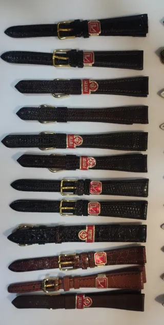 Set di cinture in pelle per orologi