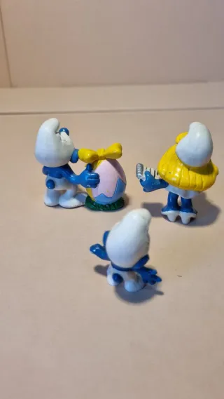 Muñecos Pitufos PVC Años 80