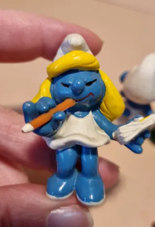 Muñecos Pitufos PVC Años 80