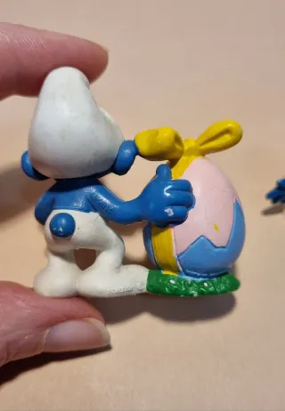 Muñecos Pitufos PVC Años 80