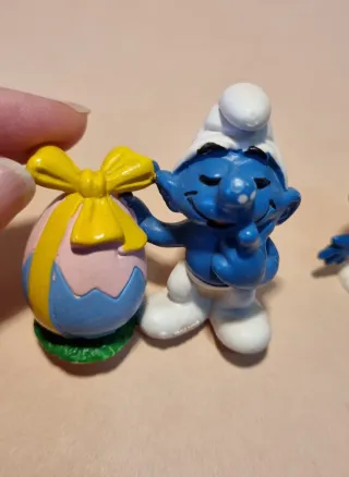 Muñecos Pitufos PVC Años 80