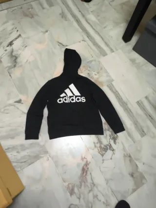 Sudadera Adidas Negra con Logo