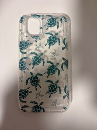 Custodia per iPhone 11 con tartarughe marine e stelle